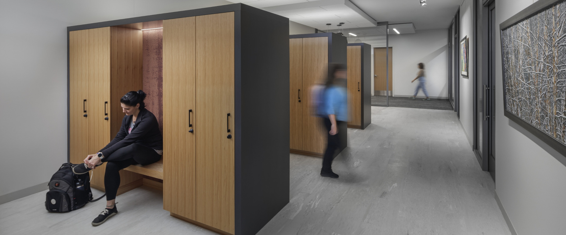 Flad Architects Accessible Research Environments: Locker Room