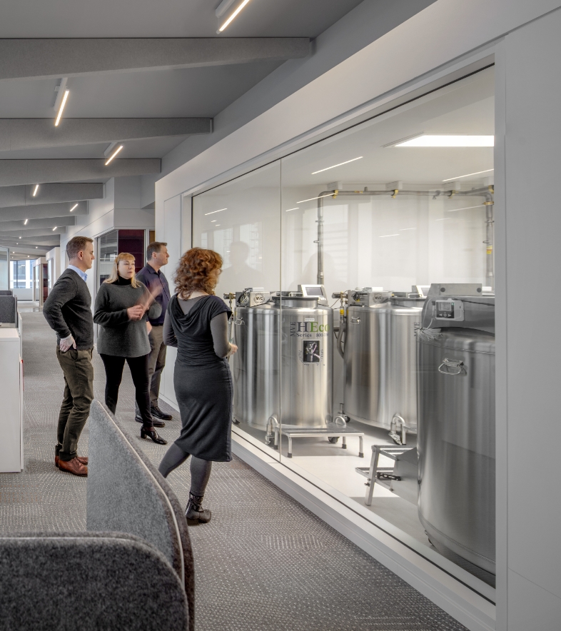 Flad Architects Accessible research environments: science on display
