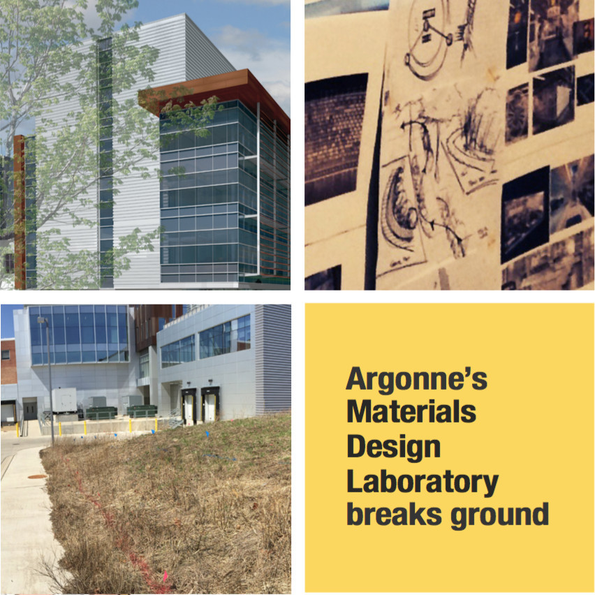 Argonne's Materials Design Research Laboratory Breaks Ground Flad
