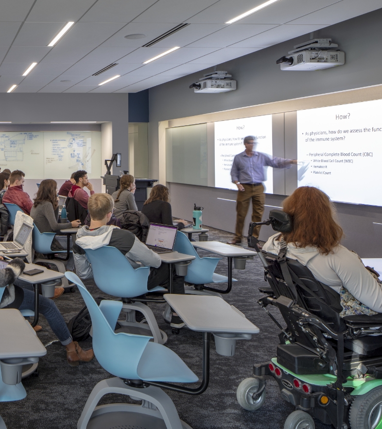 Flad Architects Students learning instructor-led classroom