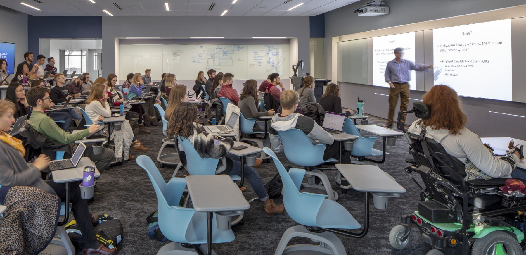 Flad Architects Students learning instructor-led classroom