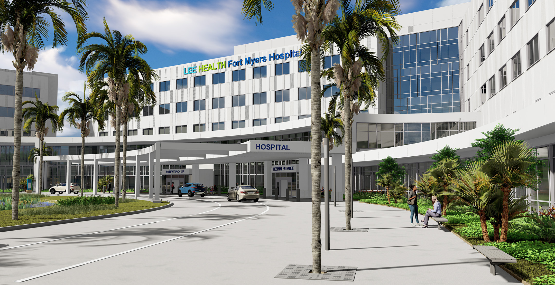 Lee Health - Fort Myers Hospital - architectural rendering